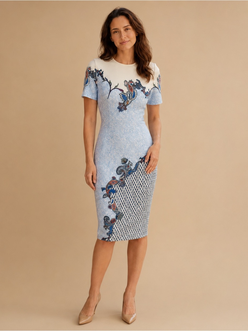 YIGAL AZROUËL printed scuba dress